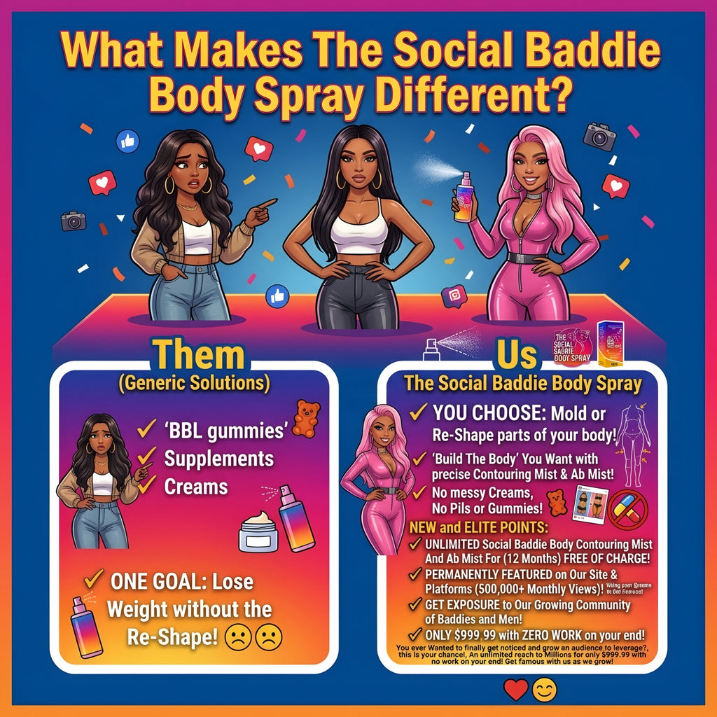 The Social Baddie Body Spray