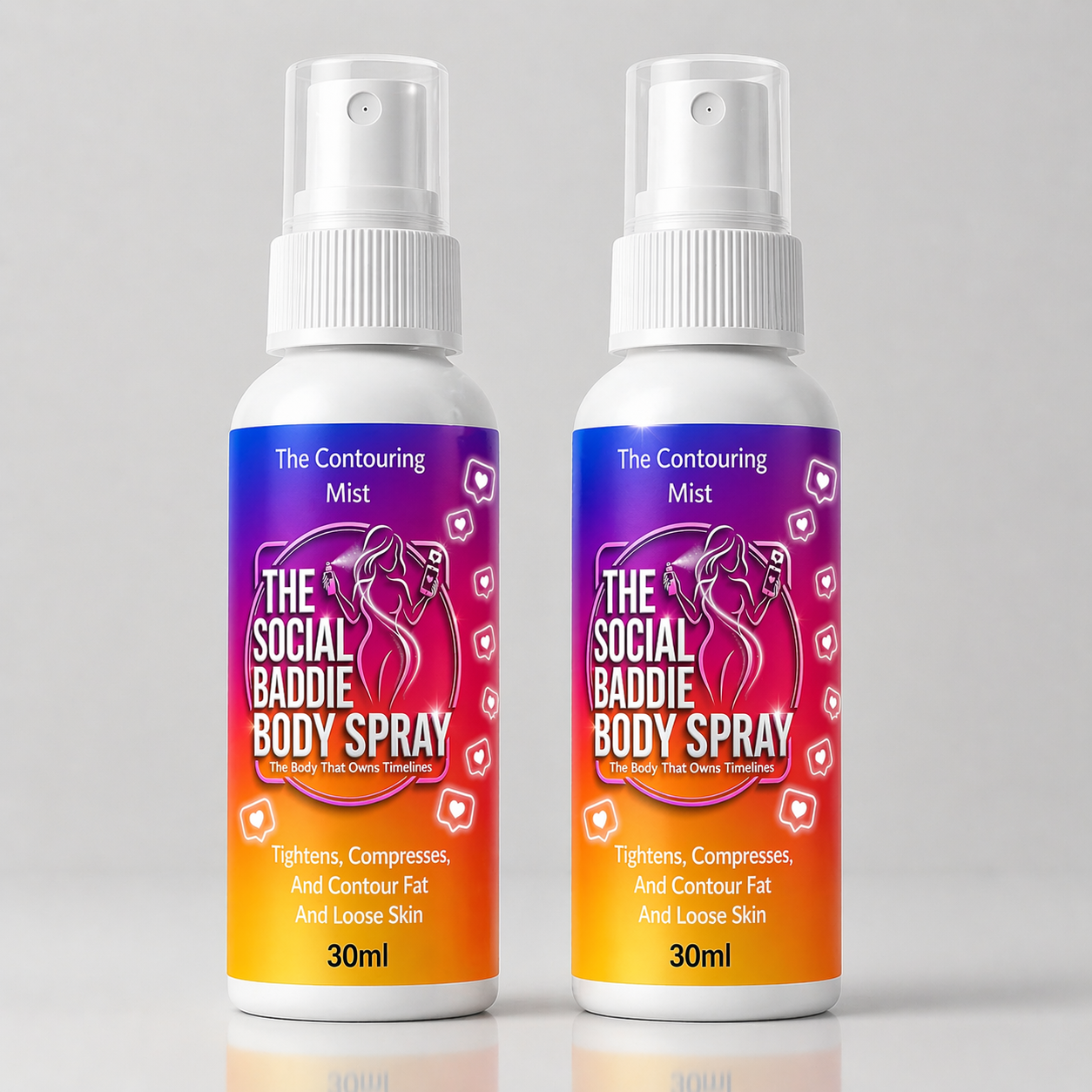 The Social Baddie Body Spray - 2 Bottle Option